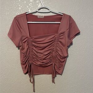 Size large crop top
